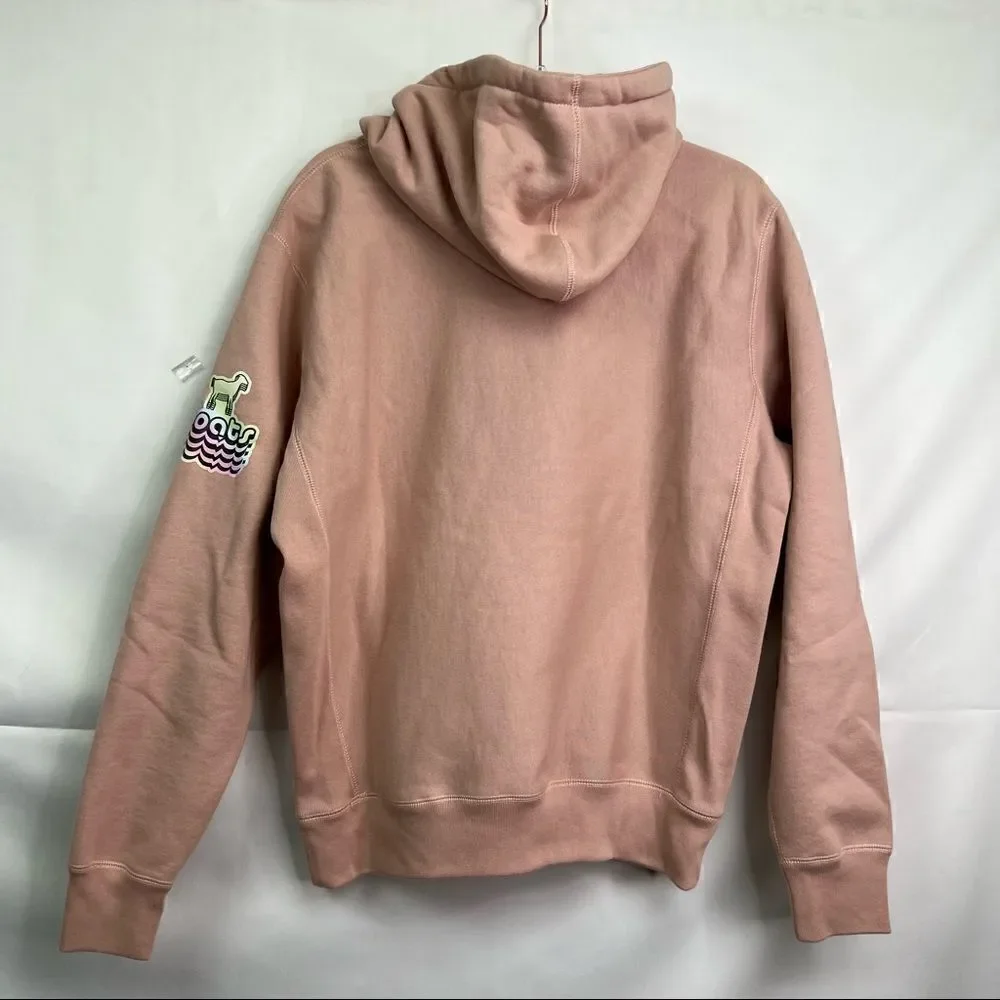 Independent Trading Company Peach Goats hooded sweatshirt